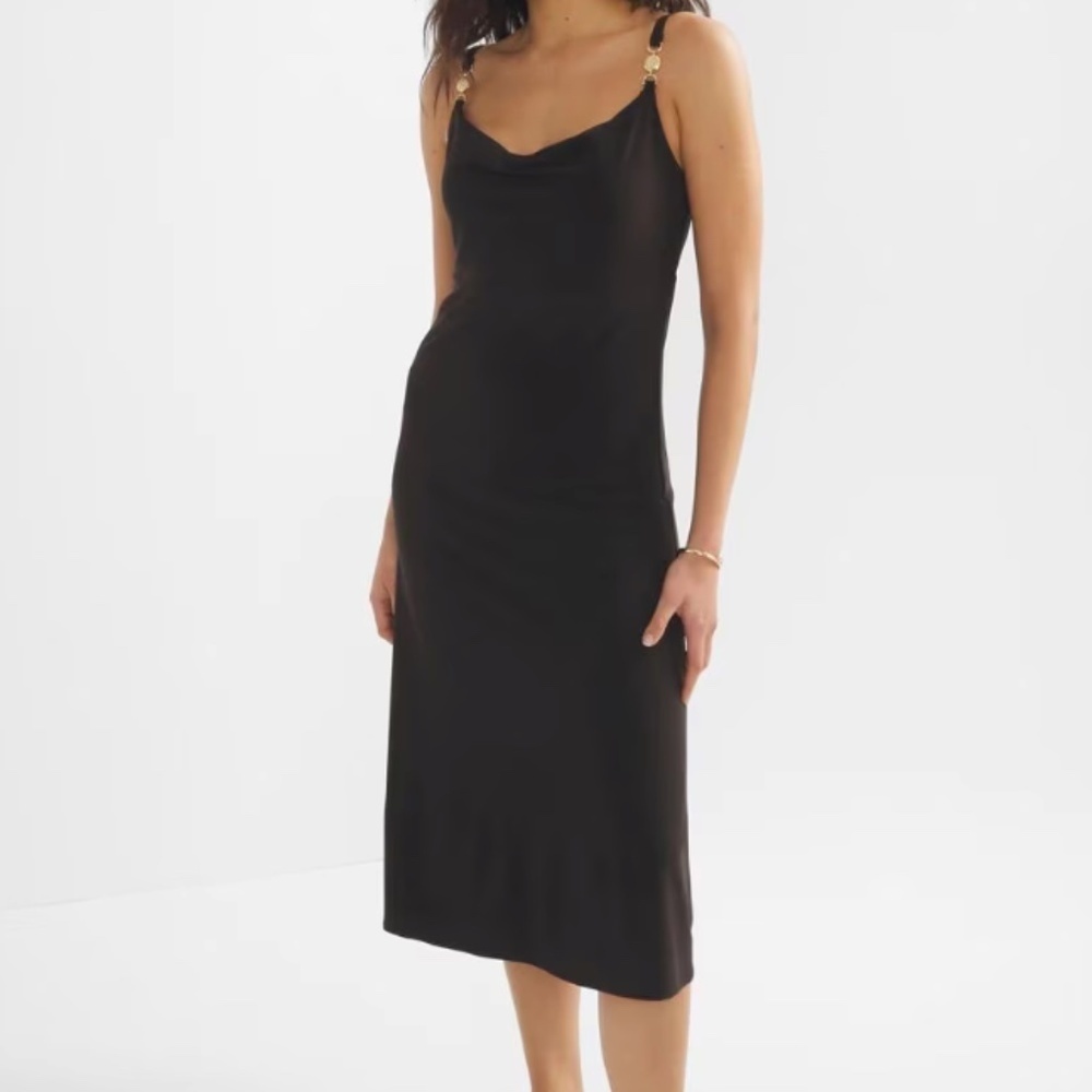 NEW White House Black Market Cowl Neck Slip Dress Size 8
